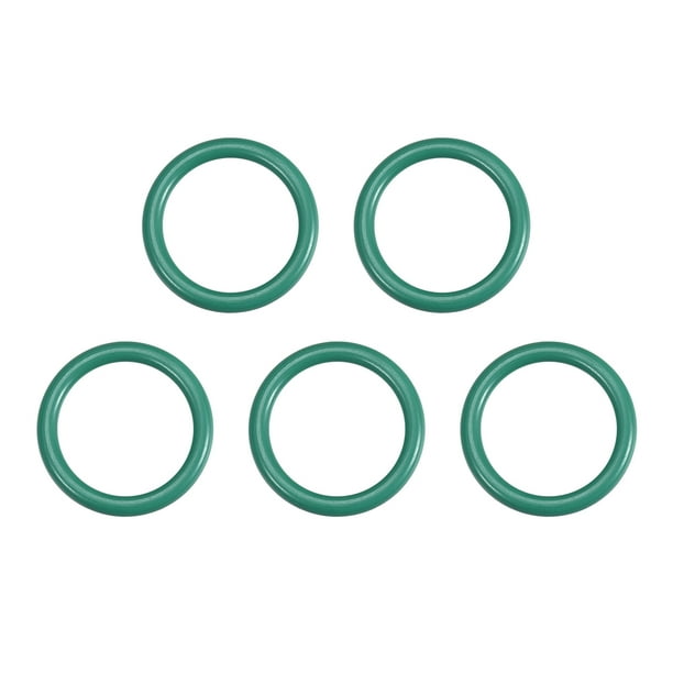 Width of 2 mm Odor Rings of Fluorine Rubber Green Seal 10 Pieces Inner Diameter of 18 mm Outer Diameter of 22 mm